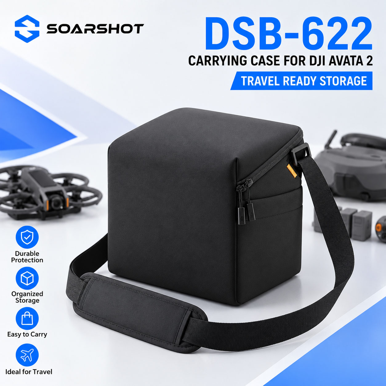 Rc Helicopter Bag - SOARSHOT Carrying Case for DJI Avata