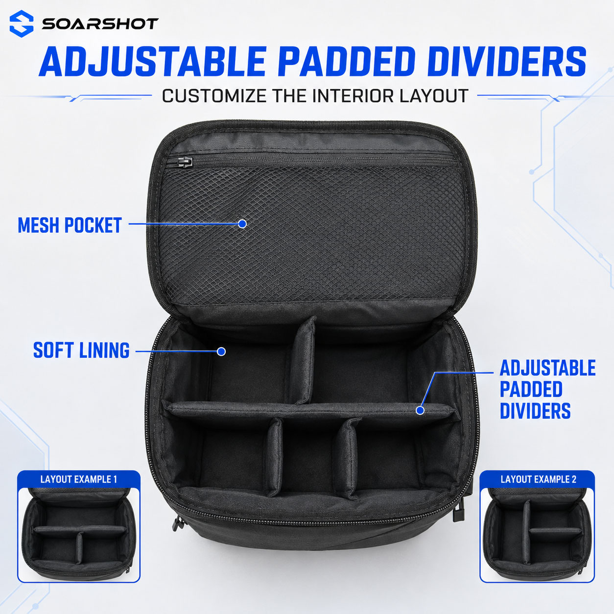 SOARSHOT Carrying Case for DJI - Rc Helicopter Bag recension och pris